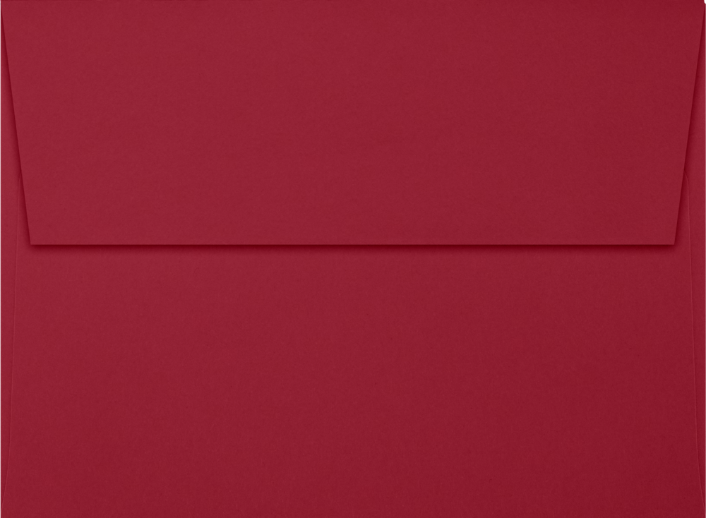 Garnet Dark Red 32lb A6 Invitation Envelopes (4 3/4 x 6 1/2) with Peel & Seal