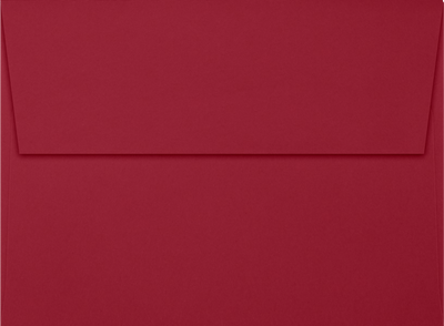 Garnet Dark Red 32lb A6 Invitation Envelopes (4 3/4 x 6 1/2) with Peel & Seal