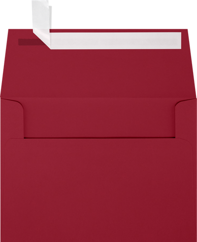 Garnet Dark Red 32lb A6 Invitation Envelopes (4 3/4 x 6 1/2) with Peel & Seal