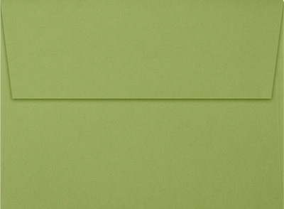 Olive Green 28lb A6 Invitation Envelopes (4 3/4 x 6 1/2) with Peel & Seal
