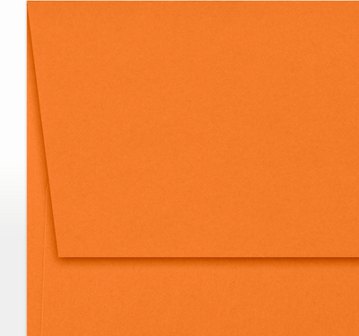 Mandarin Orange 32lb A7 Invitation Envelopes (5 1/4 x 7 1/4) with Peel & Seal