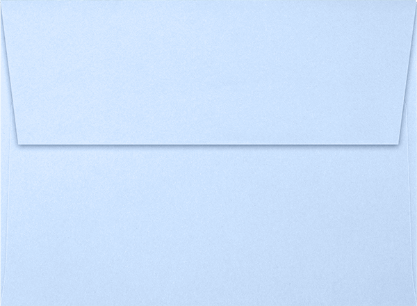 Baby Blue 32lb A7 Invitation Envelopes (5 1/4 x 7 1/4) with Peel & Seal