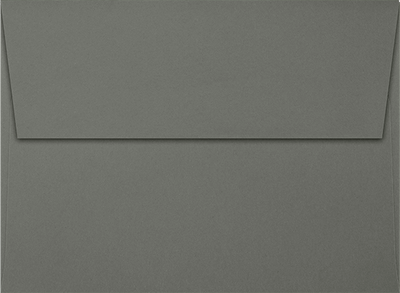 Dark Smoke Gray 32lb A7 Invitation Envelopes (5 1/4 x 7 1/4) with Peel & Seal