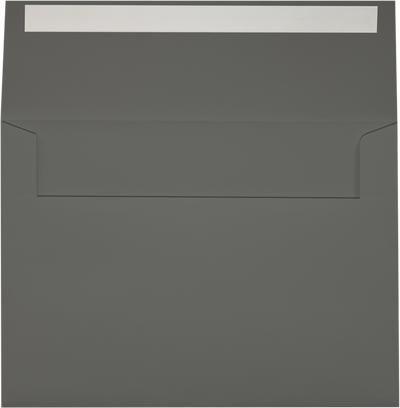 Dark Smoke Gray 32lb A7 Invitation Envelopes (5 1/4 x 7 1/4) with Peel & Seal