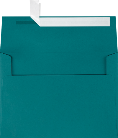 Teal Blue 32lb A7 Invitation Envelopes (5 1/4 x 7 1/4) with Peel & Seal
