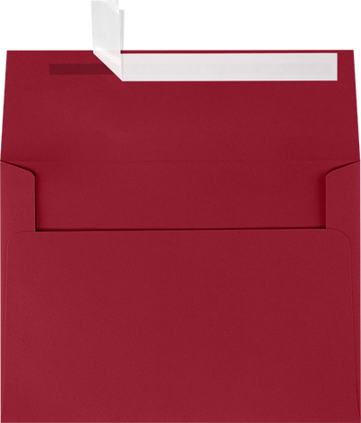 Garnet Dark Red 32lb A7 Invitation Envelopes (5 1/4 x 7 1/4) with Peel & Seal