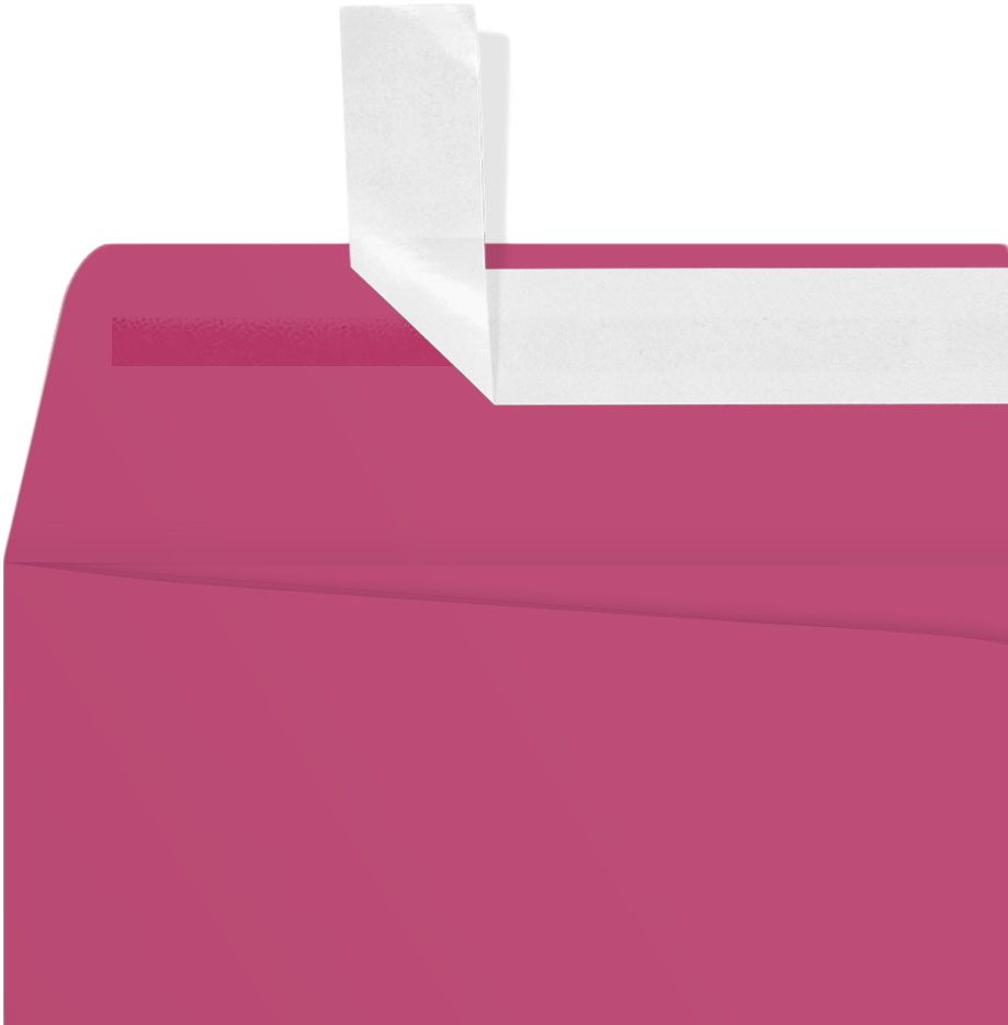 Fuchsia Pink Magenta 32lb 9 x 12 Open End Envelopes with Peel & Seal