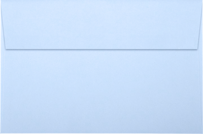 Baby Blue 32lb A9 Invitation Envelopes (5 3/4 x 8 3/4) with Peel & Seal