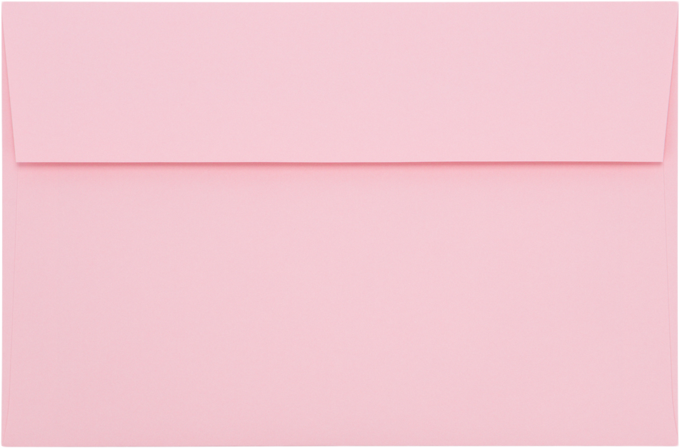 Baby Candy Pink 32lb A9 Invitation Envelopes (5 3/4 x 8 3/4) with Peel & Seal