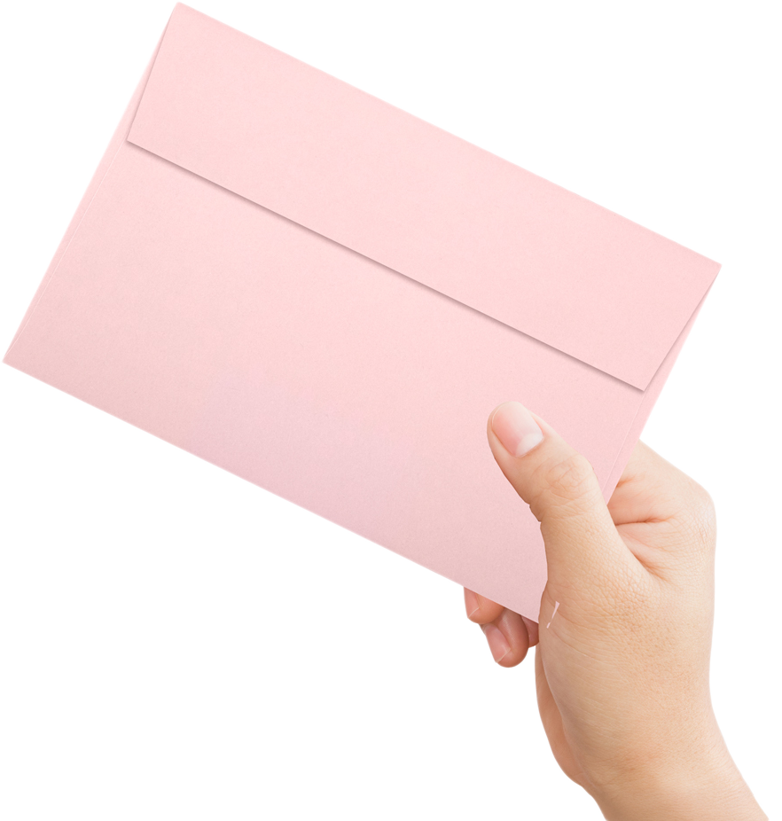 Baby Candy Pink 32lb A9 Invitation Envelopes (5 3/4 x 8 3/4) with Peel & Seal