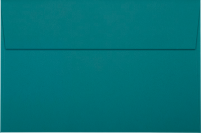Teal Blue 32lb A9 Invitation Envelopes (5 3/4 x 8 3/4) with Peel & Seal