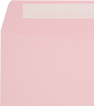 Baby Candy Pink 32lb 10 x 13 Open End Envelopes with Peel & Seal
