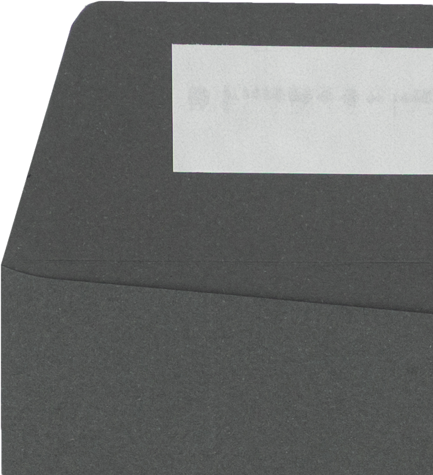 Dark Smoke Gray 32lb 10 x 13 Open End Envelopes with Peel & Seal