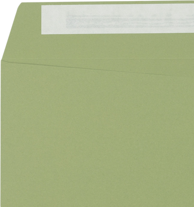 Olive Green 28lb 10 x 13 Open End Envelopes with Peel & Seal