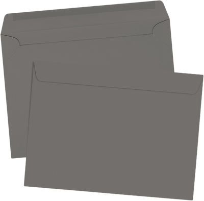 Dark Smoke Gray 32lb 9 x 12 Booklet Envelopes