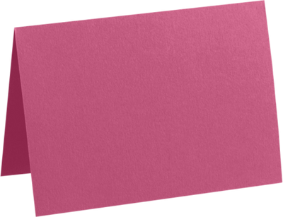 Fuchsia Pink Magenta 100lb A1 Foldover Cards (3 1/2 x 4 7/8)