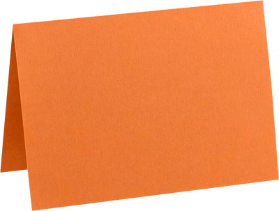 Mandarin Orange 100lb A1 Foldover Cards (3 1/2 x 4 7/8)