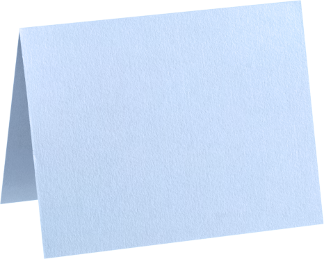 Baby Blue 100lb A1 Foldover Cards (3 1/2 x 4 7/8)
