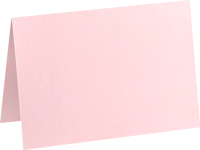 Baby Candy Pink 100lb A6 Foldover Cards (4 5/8 x 6 1/4)