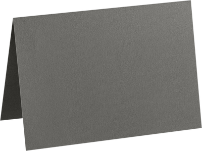 Dark Smoke Gray 100lb A6 Foldover Cards (4 5/8 x 6 1/4)