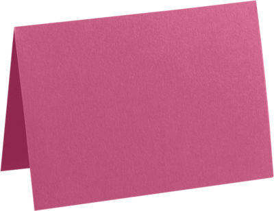 Fuchsia Pink Magenta 100lb A7 Foldover Cards (5 1/8 x 7)