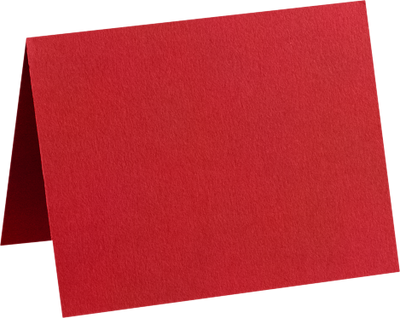 Ruby Red 100lb A7 Foldover Cards (5 1/8 x 7)