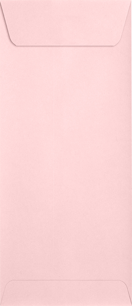 Baby Candy Pink 32lb #10 Policy Envelopes (4 1/8 x 9 1/2) with Peel & Seal