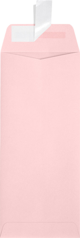 Baby Candy Pink 32lb #10 Policy Envelopes (4 1/8 x 9 1/2) with Peel & Seal
