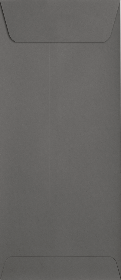 Dark Smoke Gray 32lb #10 Policy Envelopes (4 1/8 x 9 1/2) with Peel & Seal