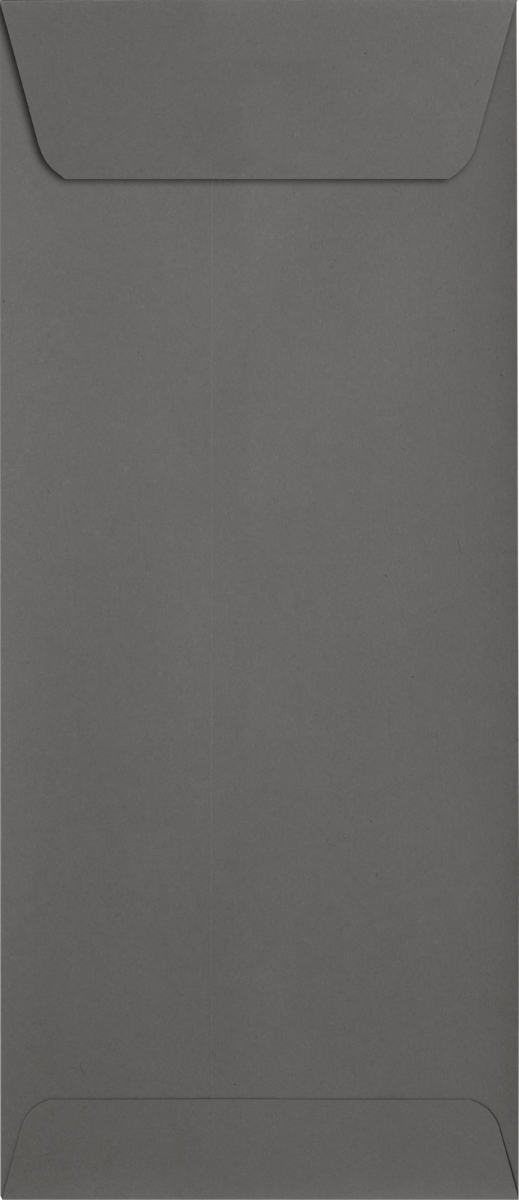 Dark Smoke Gray 32lb #10 Policy Envelopes (4 1/8 x 9 1/2) with Peel & Seal