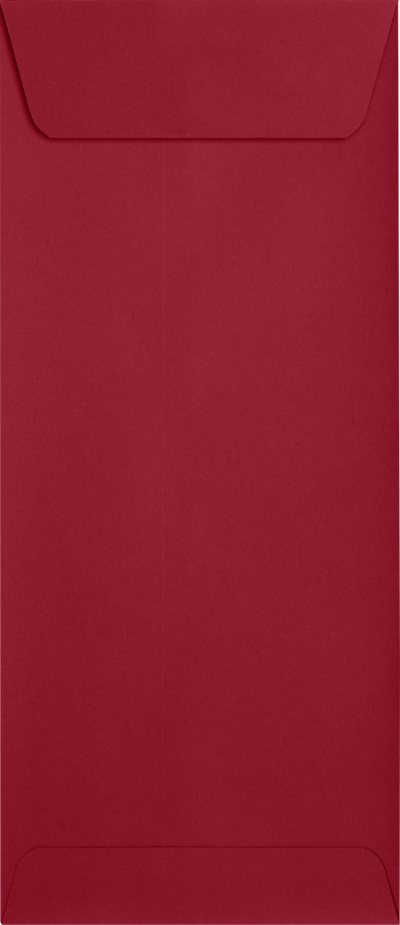 Garnet Dark Red 32lb #10 Policy Envelopes (4 1/8 x 9 1/2) with Peel & Seal