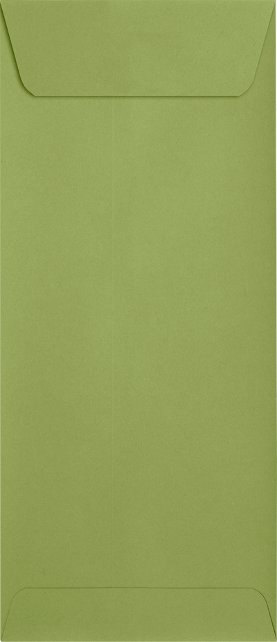 Olive Green 28lb #10 Policy Envelopes (4 1/8 x 9 1/2) with Peel & Seal