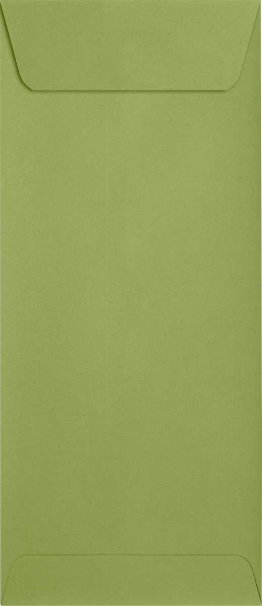 Olive Green 28lb #10 Policy Envelopes (4 1/8 x 9 1/2) with Peel & Seal