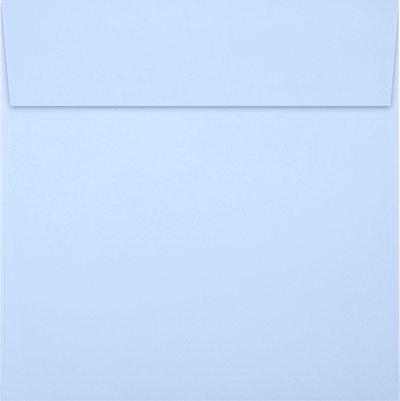 Baby Blue 32lb 5 1/2 x 5 1/2 Square Envelopes with Peel & Seal