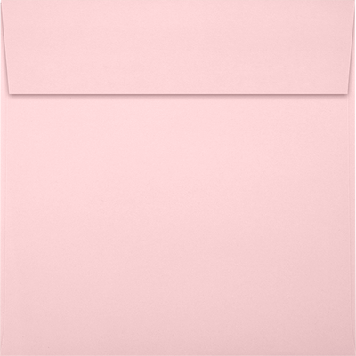 Baby Candy Pink 32lb 5 1/2 x 5 1/2 Square Envelopes with Peel & Seal