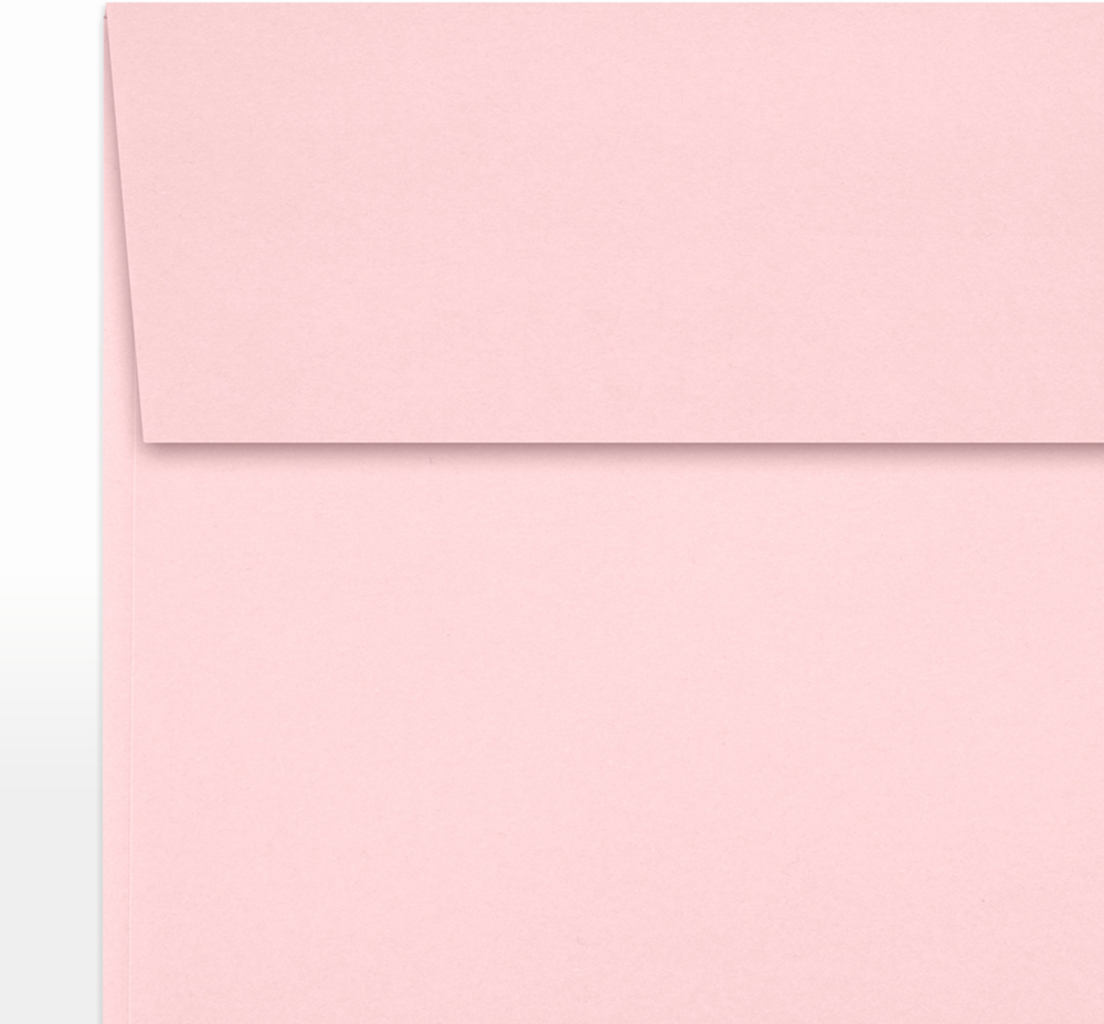 Baby Candy Pink 32lb 5 1/2 x 5 1/2 Square Envelopes with Peel & Seal