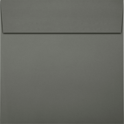 Dark Smoke Gray 32lb 5 1/2 x 5 1/2 Square Envelopes with Peel & Seal