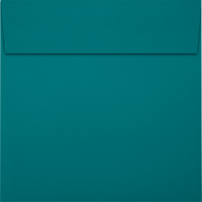 Teal Blue 32lb 5 1/2 x 5 1/2 Square Envelopes with Peel & Seal