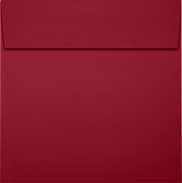 Garnet Dark Red 32lb 5 1/2 x 5 1/2 Square Envelopes with Peel & Seal
