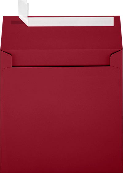 Garnet Dark Red 32lb 5 1/2 x 5 1/2 Square Envelopes with Peel & Seal