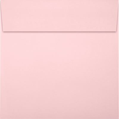 Baby Candy Pink 32lb 6 1/2 x 6 1/2 Square Envelopes with Peel & Seal