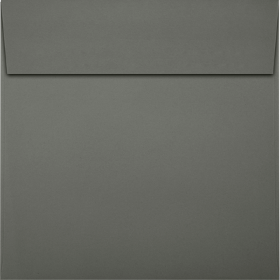 Dark Smoke Gray 32lb 6 1/2 x 6 1/2 Square Envelopes with Peel & Seal