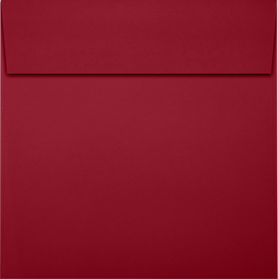 Garnet Dark Red 32lb 6 1/2 x 6 1/2 Square Envelopes with Peel & Seal