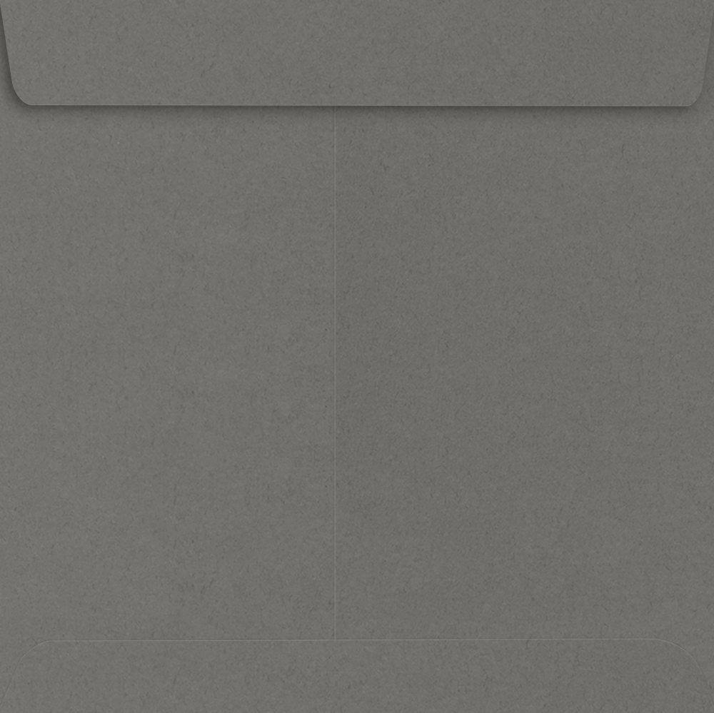 Dark Smoke Gray 32lb 7 1/2 x 7 1/2 Square Envelopes with Peel & Seal