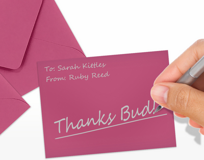 Fuchsia Pink Magenta 32lb #17 Mini Envelopes (2 11/16 x 3 11/16)