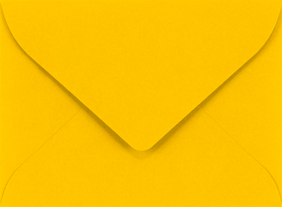 Sunflower Yellow 32lb #17 Mini Envelopes (2 11/16 x 3 11/16)