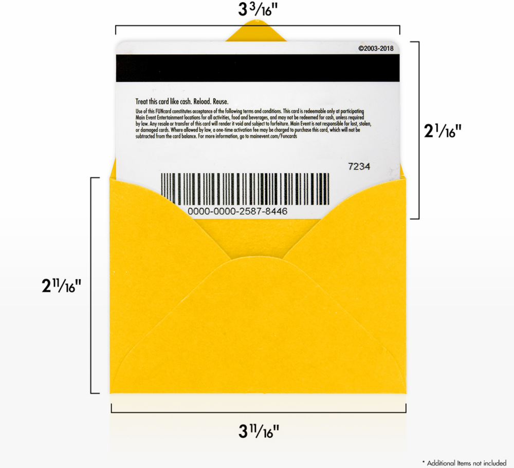 Sunflower Yellow 32lb #17 Mini Envelopes (2 11/16 x 3 11/16)