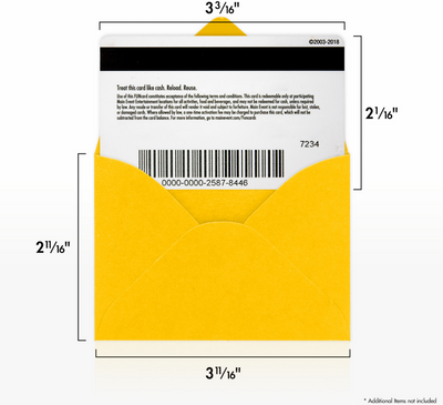 Sunflower Yellow 32lb #17 Mini Envelopes (2 11/16 x 3 11/16)