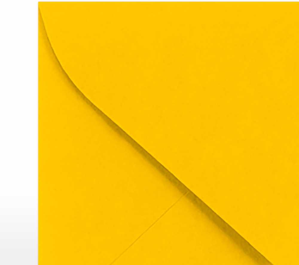 Sunflower Yellow 32lb #17 Mini Envelopes (2 11/16 x 3 11/16)