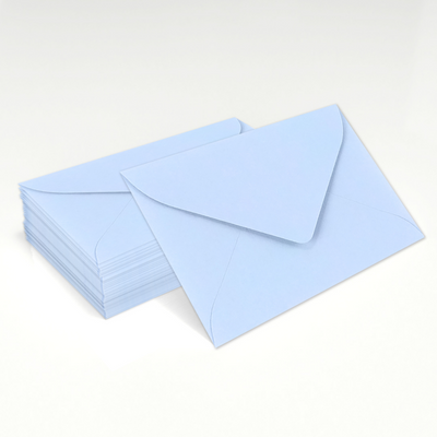 Baby Blue 32lb #17 Mini Envelopes (2 11/16 x 3 11/16)